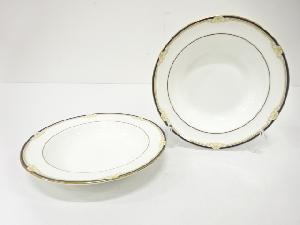 WEDGWOOD　ウェッジウッド　キャベンディッシュ　スーププレート　ペア(20センチ)　洋食器